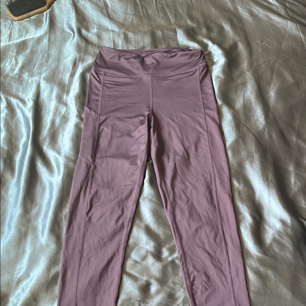 Purple High-Waisted Leggings